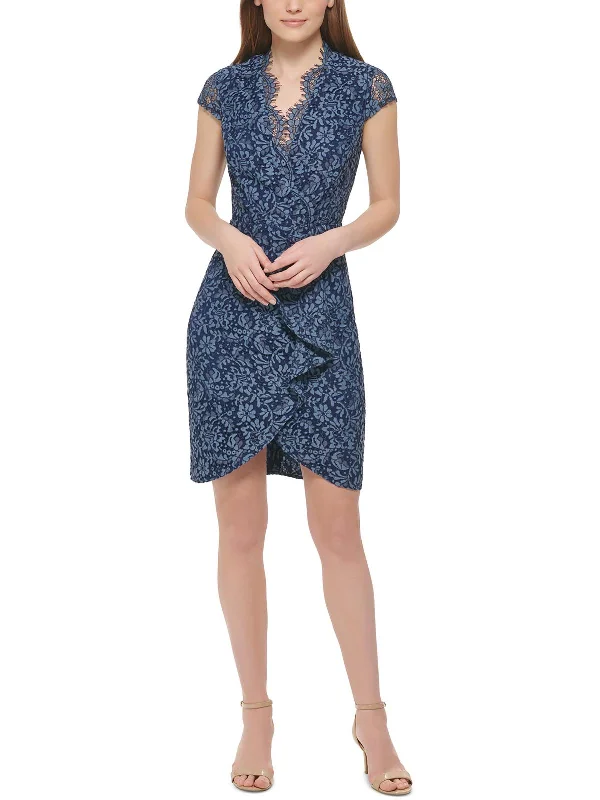 The Best Deals Won’t Wait!Womens Lace Mini Bodycon Dress