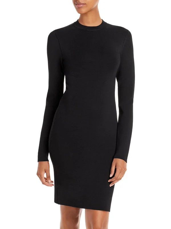 New Discounts Just Dropped!Estelle Womens Twist Back Long Sleeves Bodycon Dress