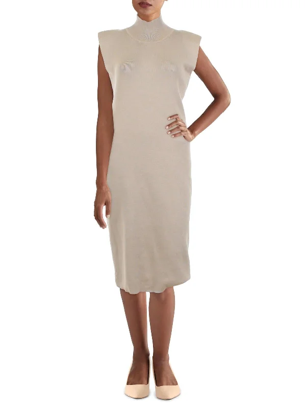 Hurry! While Supplies Last!Womens Shoulder Pad Maxi Bodycon Dress