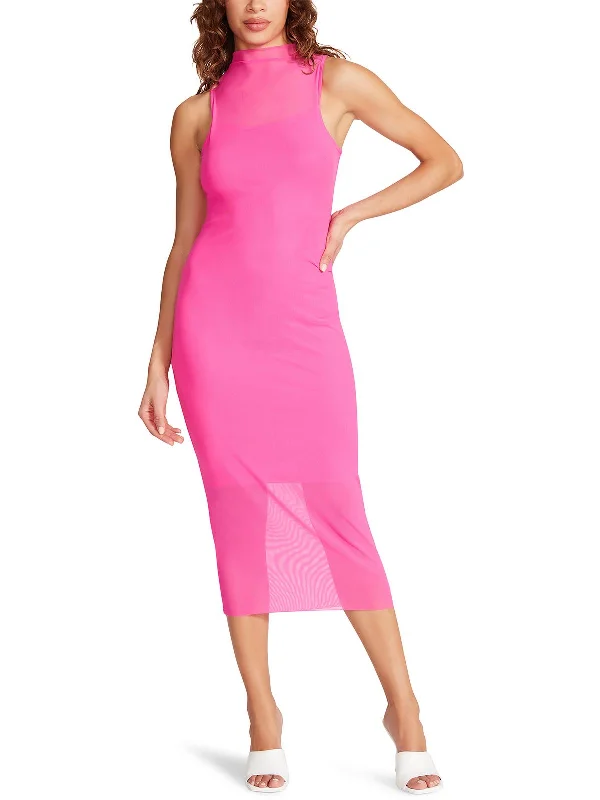 Best Price of the Season!Sidra Womens Sheer Midi Bodycon Dress