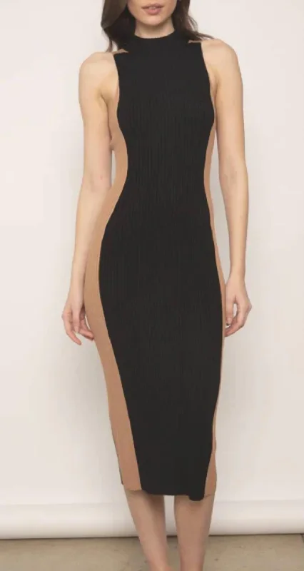 Your Shopping Wish, Our Discount Command!Harlow Bodycon Dress In Black Multi