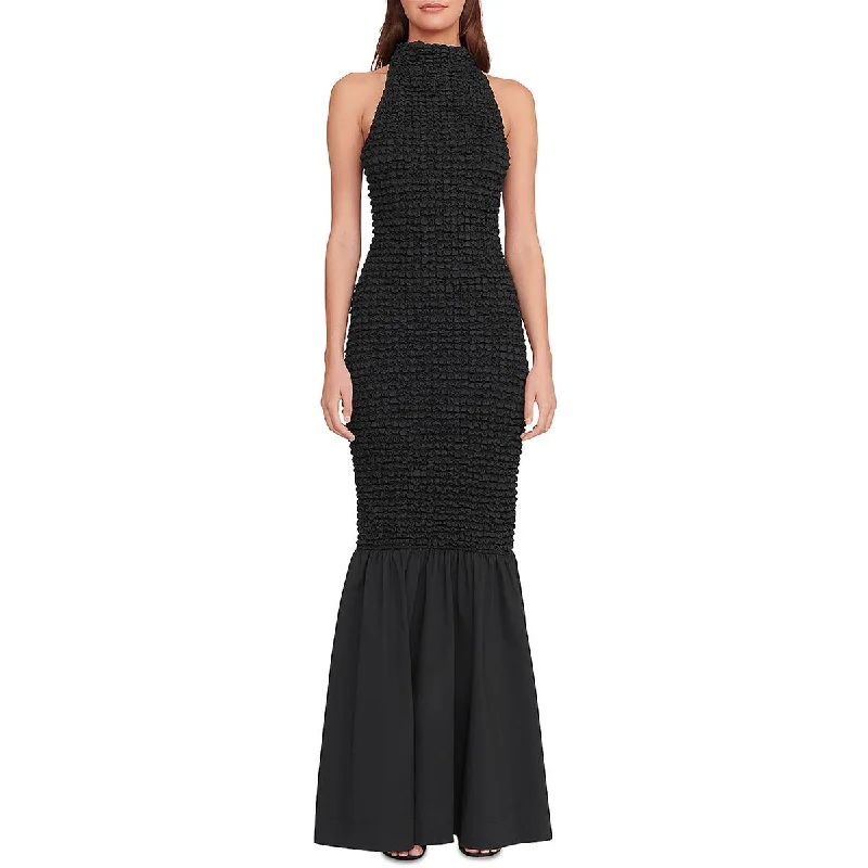 Exclusive Offers You’ll Love!Womens Smocked Cotton Bodycon Dress