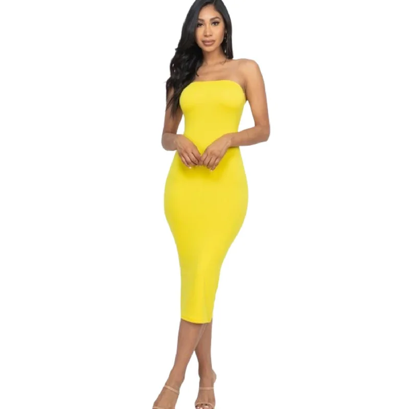 Save More When You Shop More!Tube Bodycon Dress