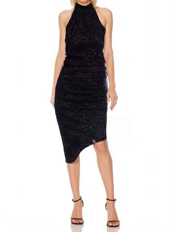 Price Drops You’ll Love!Charlotte Racerback Lace Bodycon Dress In Black
