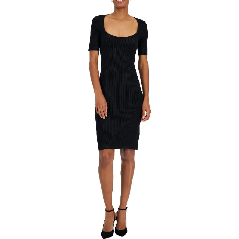 Biggest Sale of the Season!Womens Ribbed Knit Bodycon Dress
