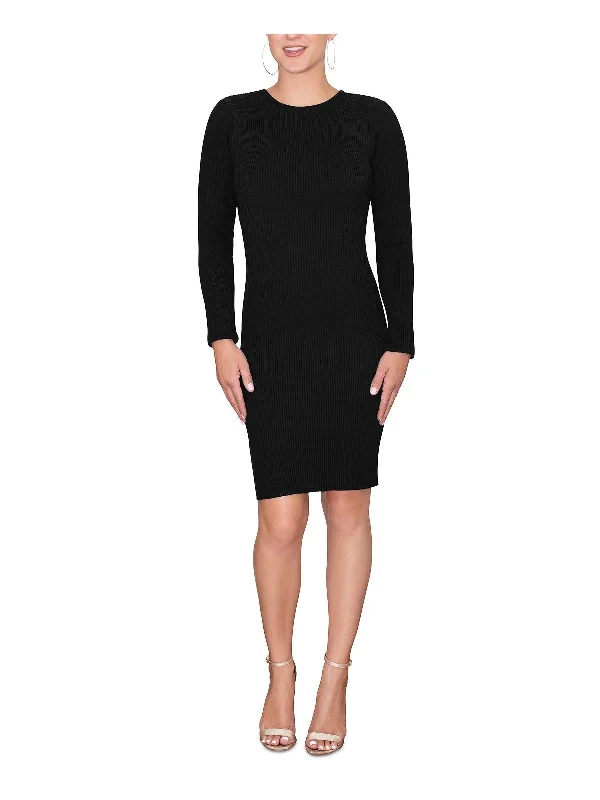 The Best Sale of the Year!Womens Knit Open Back Bodycon Dress