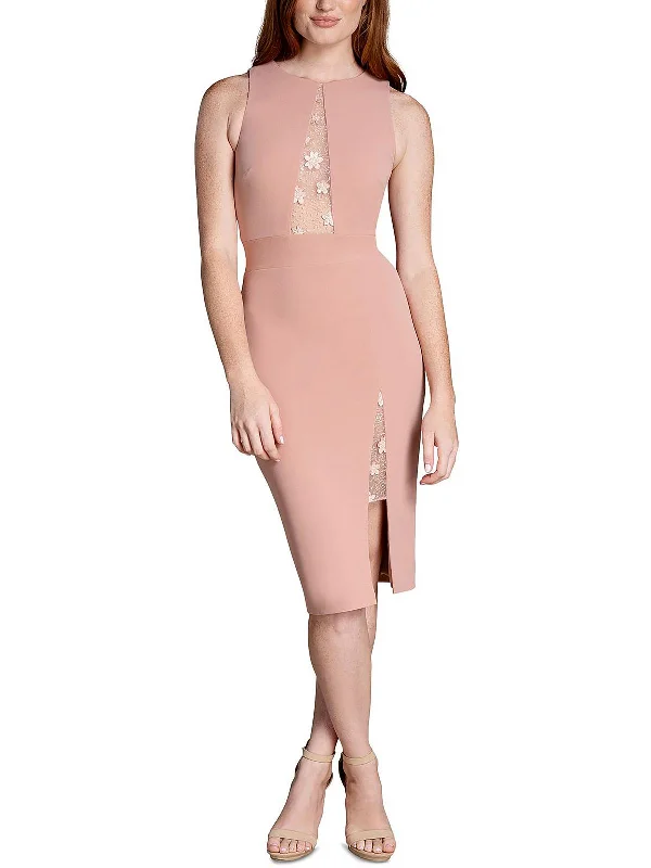 Your Shopping Spree Starts Here!Womens Beaded Knee Bodycon Dress