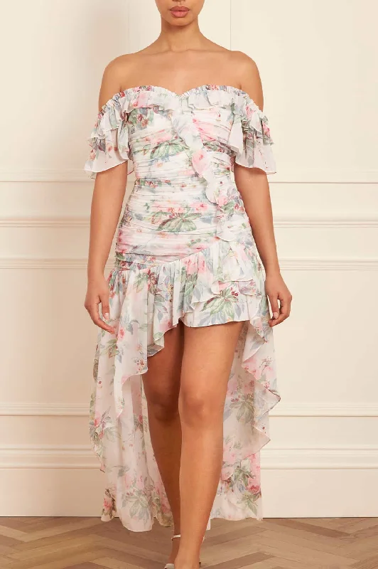 Paradise Garden Susie Chiffon High-Low Dress