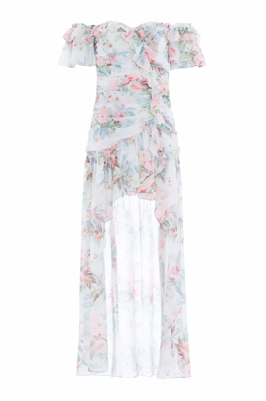 Paradise Garden Susie Chiffon High-Low Dress