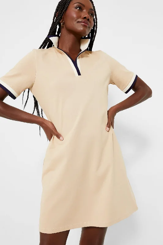 Tan Hutton Polo Dress