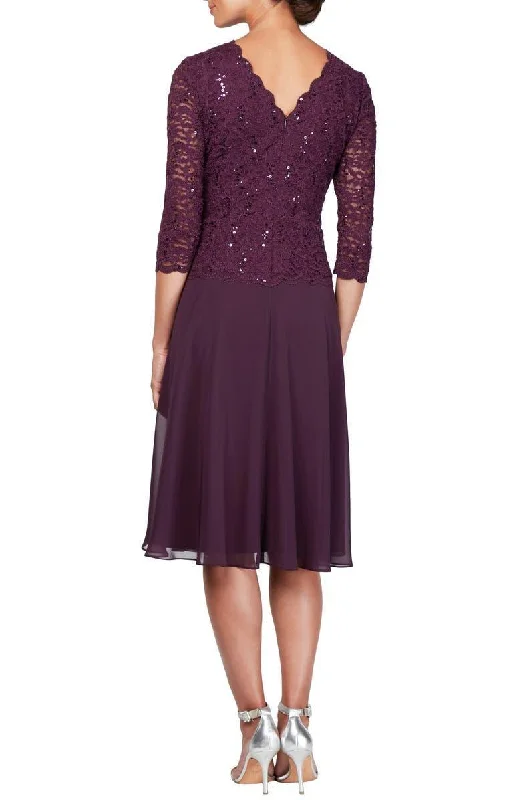 Alex Evenings AE1121796 Short Mother of the Bride Dress