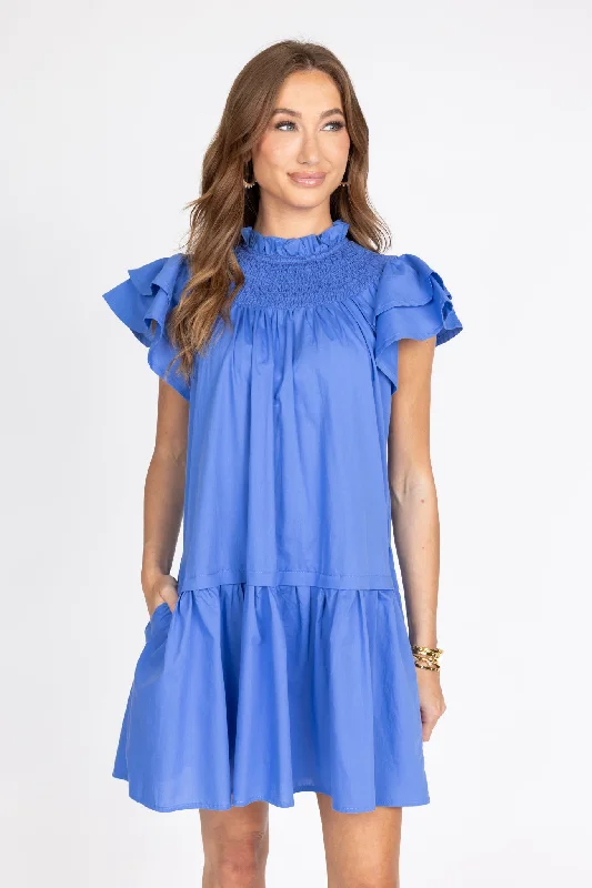 Alyce Dress- Blue