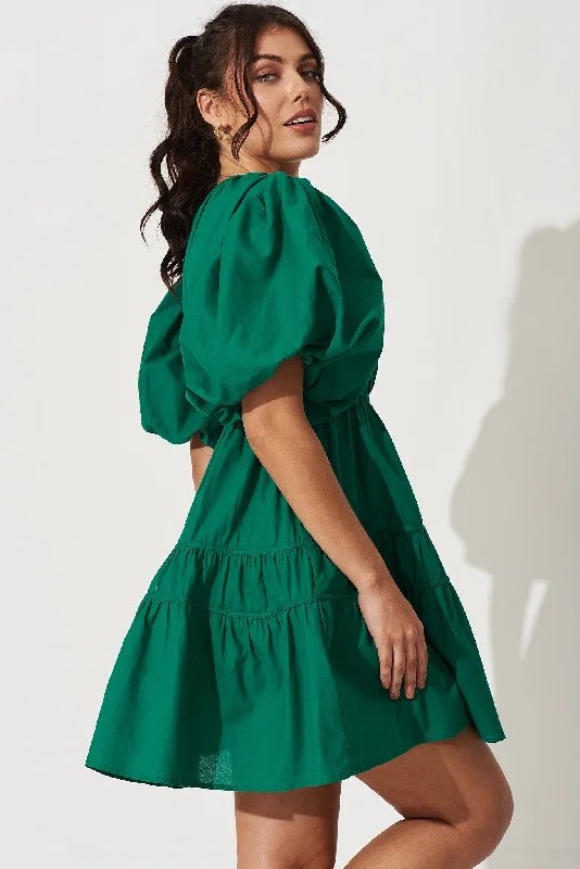 Amarusso Dress In Green Cotton