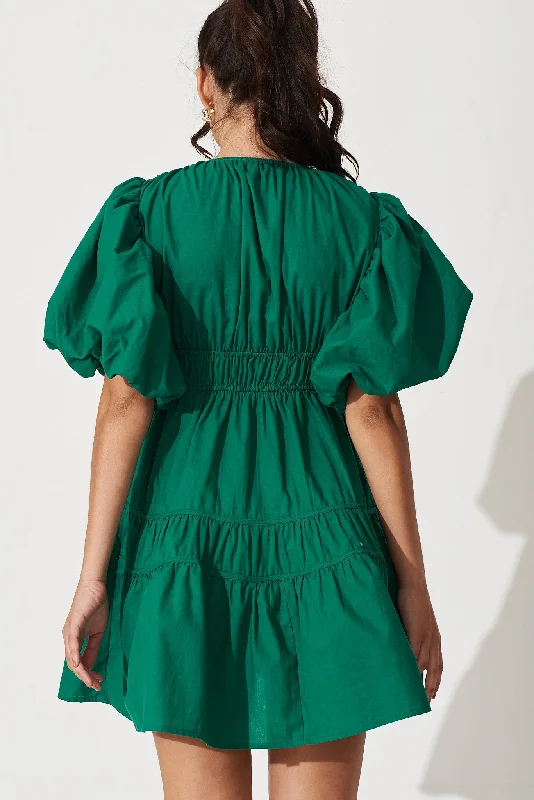 Amarusso Dress In Green Cotton