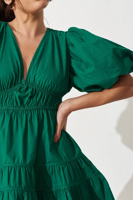 Amarusso Dress In Green Cotton