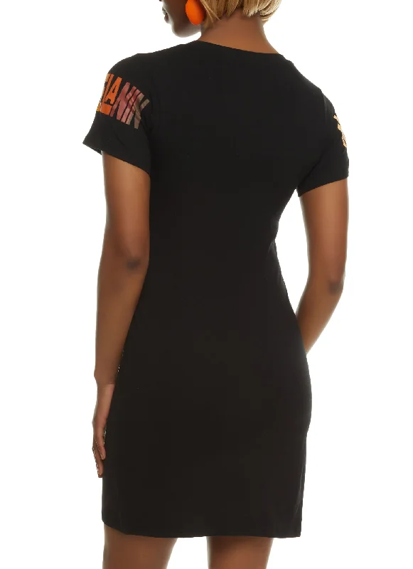 Melanin Every Shade Slays T Shirt Dress