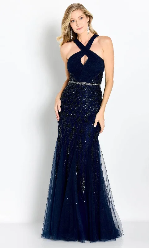 Cameron Blake CB759 - Bow Cutout Evening Gown