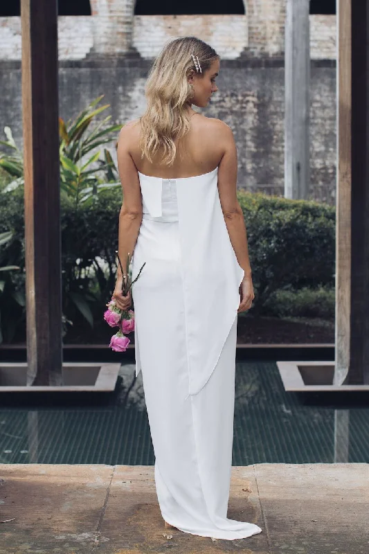 Fleur Strapless Maxi Dress - Ivory