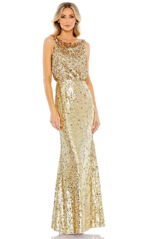 Mac Duggal 93645 - Sequined Sleeveless High Neck Dress