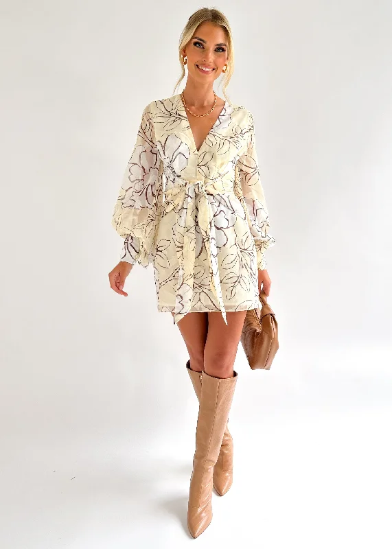 Mamio Dress - Beige