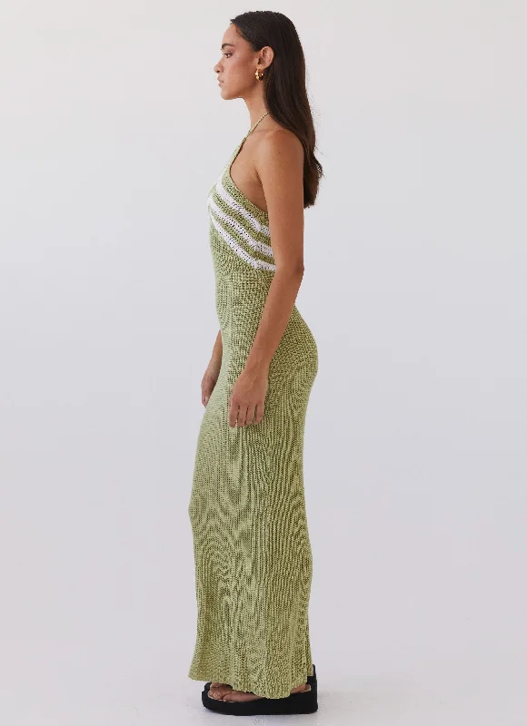 Masterpiece Knit Maxi Dress - Forest