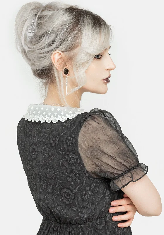 Phantasma Lace Collar Mini Dress