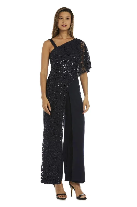 R&M Richards 3556P Asymmetric Formal Jumpsuit Sale