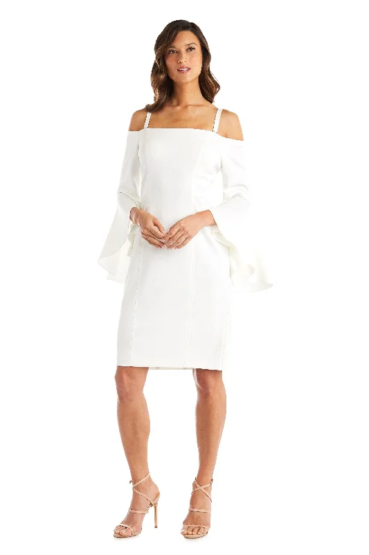 R&M Richards 226 Short Cocktail Off Shoulder Dress Sale