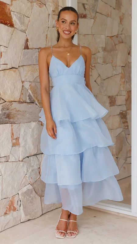 Shayla Maxi Dress - Blue