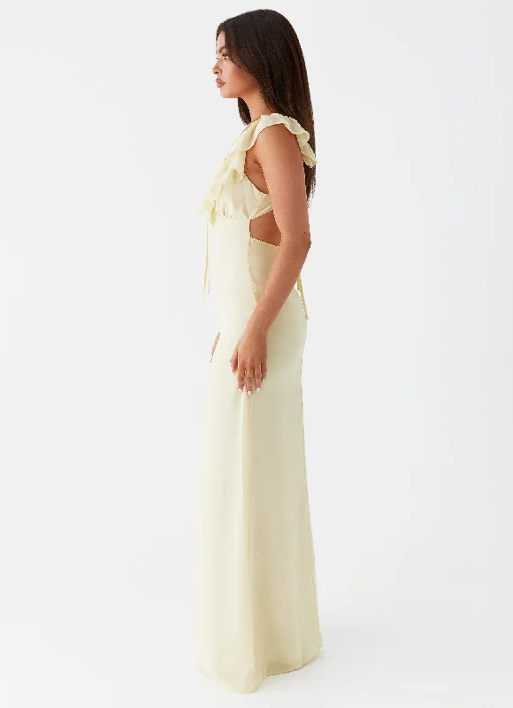 Silvie Maxi Dress - Yellow