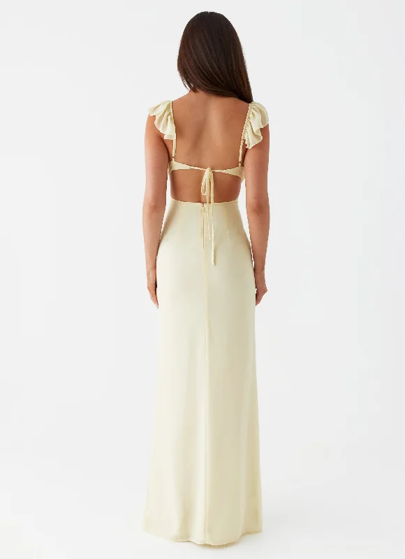 Silvie Maxi Dress - Yellow