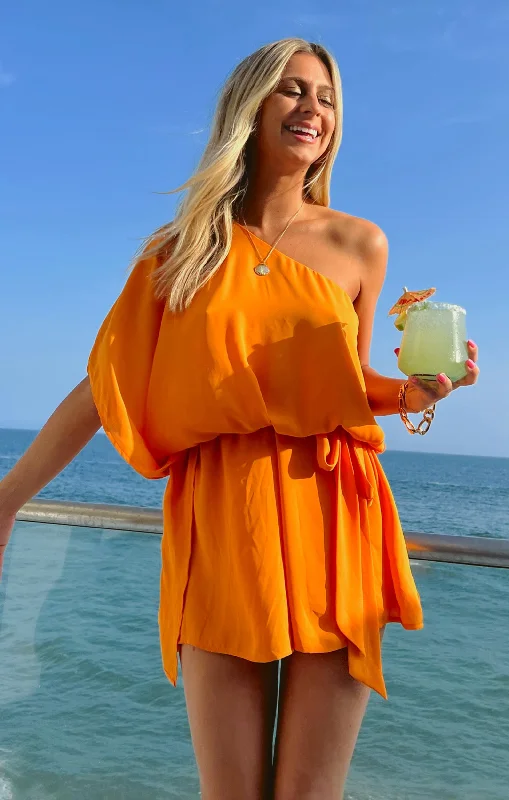 Trish Dress ~ Tangerine