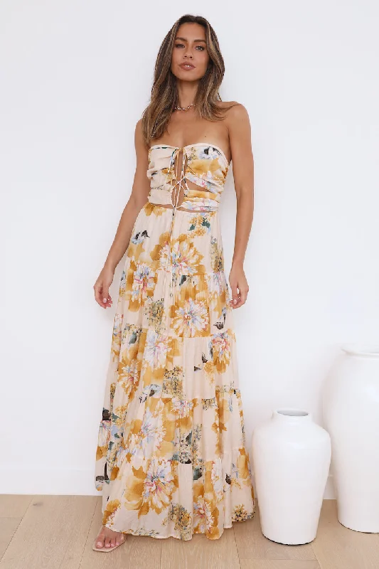 Dream Look Maxi Dress Yellow