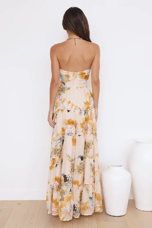 Dream Look Maxi Dress Yellow