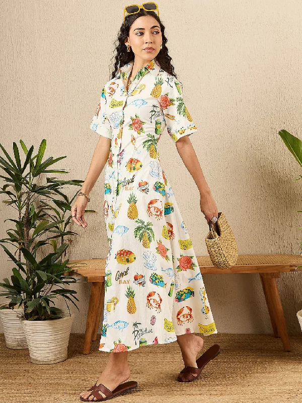 XS / Tropical Element Print