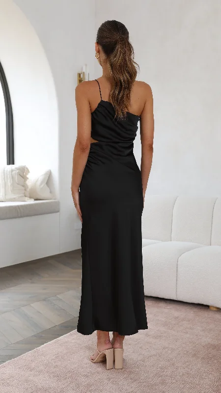 Nyla Maxi Dress - Black