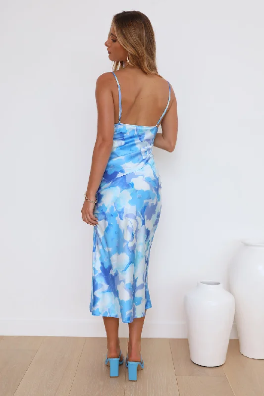 Pretty Szn Maxi Dress Blue