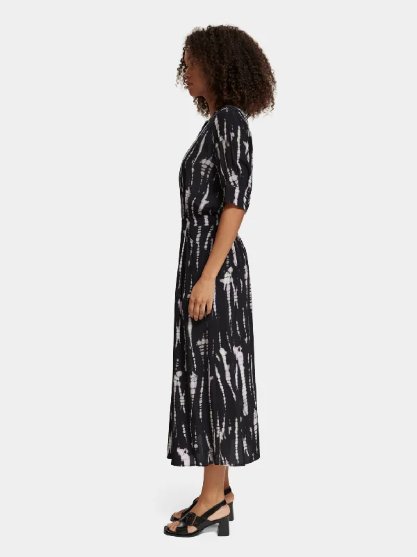 Printed midi dress