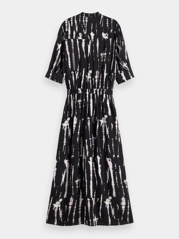 Printed midi dress