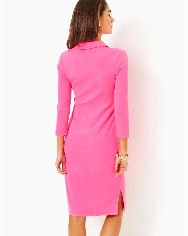 Reema 3/4 Sleeve Knee Length Dress