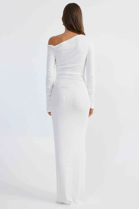 SNDYS Reya Maxi Dress White