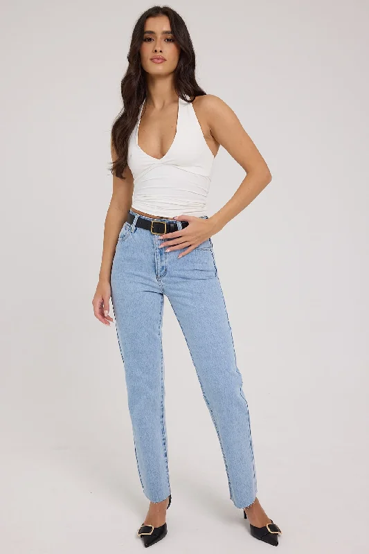 Abrand A 94 High Waisted Straight Petite Jean Walkaway