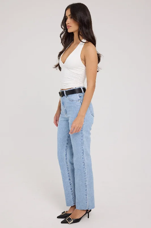 Abrand A 94 High Waisted Straight Petite Jean Walkaway