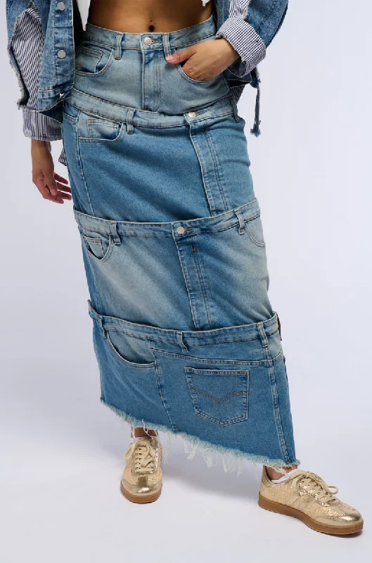 ESSIE DENIM MAXI SKIRT