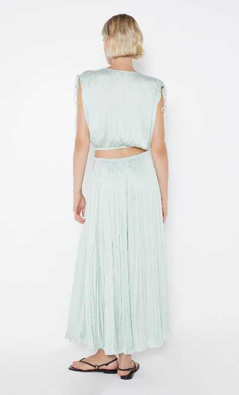 LOUANN PLEATED SKIRT - MINT