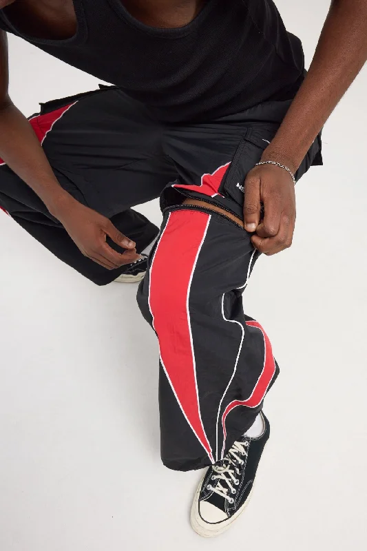 Neovision Venom Zip Off Trackpant Black/Red