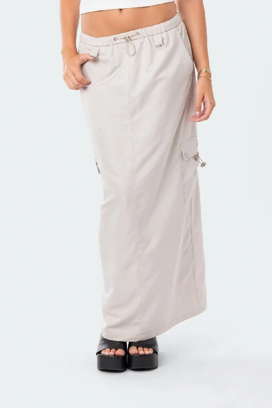 Demi Cargo Maxi Skirt