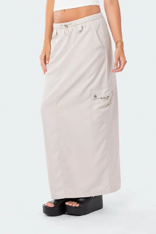 Demi Cargo Maxi Skirt