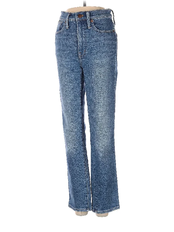 Enjoy Huge Discounts Now!High-Rise Bootleg Jeans in Medium Wash