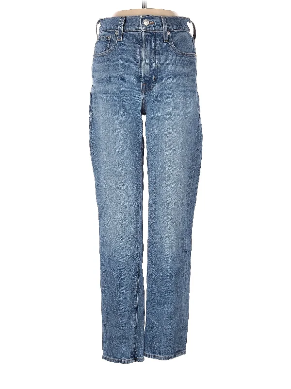 Instant Savings Await!High-Rise Straight-leg Jeans in Light Wash